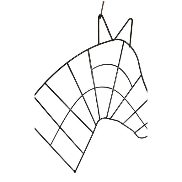 Wire Horse Head Christmas Wreath Frames (Set Of 2) Green Heavy-Duty Metal For DI - Picture 1 of 8